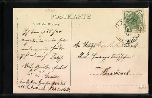 AK Kastelruth, Partie mit Schlern