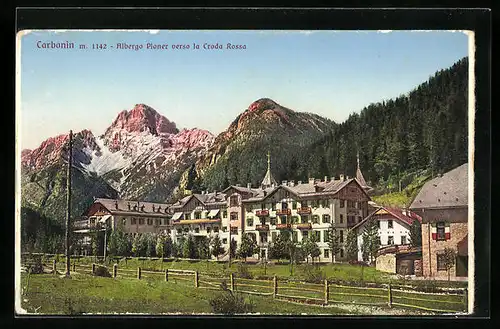 AK Carbonin, Albergo Ploner verso la Croda Rossa