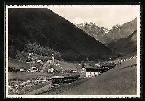 AK Madonna, Ortsansicht aus der Vogelschau