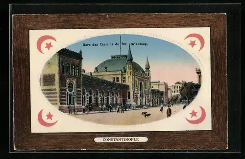AK Constantinople, Gare des Chemins de fer Orientaux