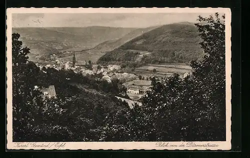 AK Gemünd /Eifel, Gesamtansicht von der Dürenerstrasse aus