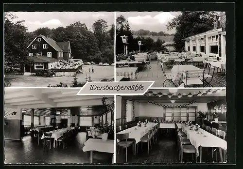 AK Witzhelden, Café Restaurant Wersbachermühle, Inh.: Waltraud Wolter