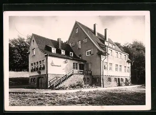 AK Radevormwald, Jugendherberge mit Wiese