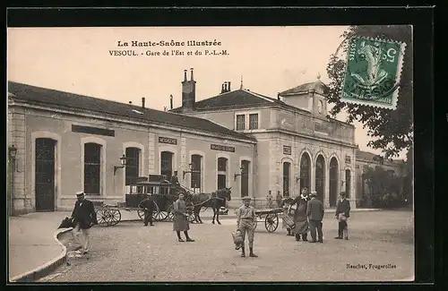 AK Vesoul, Gare de l`Est et du P.L.M.