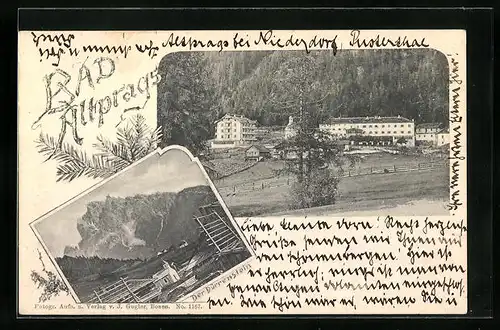 AK Altprags, Ortspartie, Der Dürrenstein