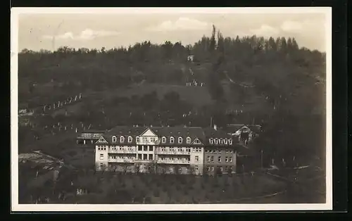 AK Tübingen, Tropengenesungsheim aus der Vogelschau