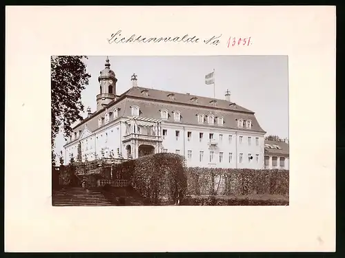 Fotografie Brück & Sohn Meissen, Ansicht Lichtenwalde, Blick auf das Schloss Lichtenwalde