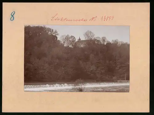 Fotografie Brück & Sohn Meissen, Ansicht Lichtenwalde, Blick nach dem Schloss Lichtenwalde im Zschopautale