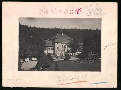Fotografie Brück & Sohn Meissen, Ansicht Bad Elster, Blick auf das Königliche Albertbad