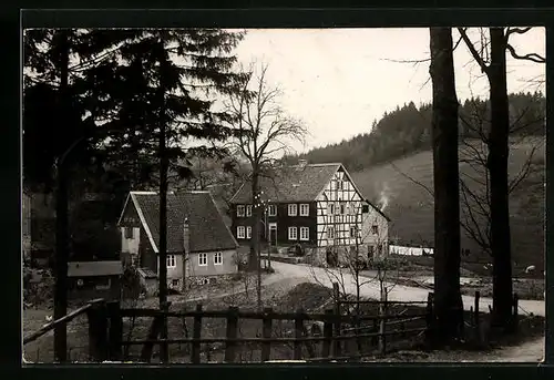 AK Radevormwald, Gasthaus Kaffeekanne im Grünen