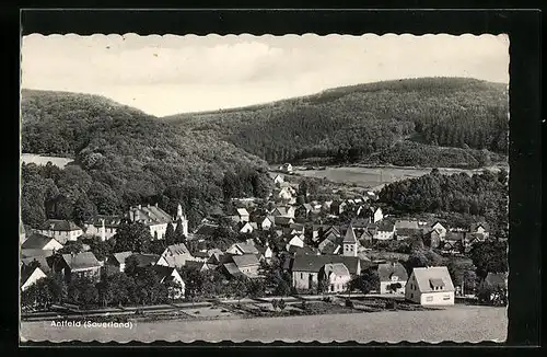 AK Antfeld i. Sauerland, Totalansicht aus der Vogelschau