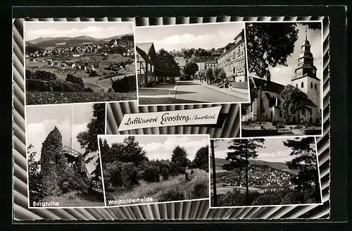 AK Eversberg i. Sauerland, Gasthof und Pension Anton Dröge, Burgruine
