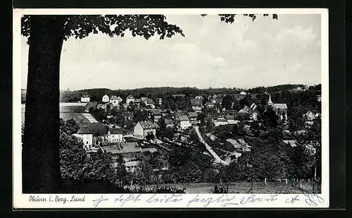AK Dhünn i. Berg. Land, Ortsansicht vom Feld aus gesehen