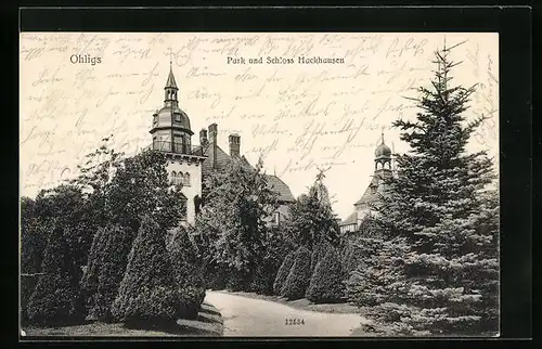 AK Ohligs, Park und Schloss Hackhausen