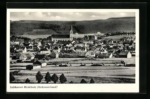 AK Medebach /Hochsauerland, Panorama des Luftkurortes