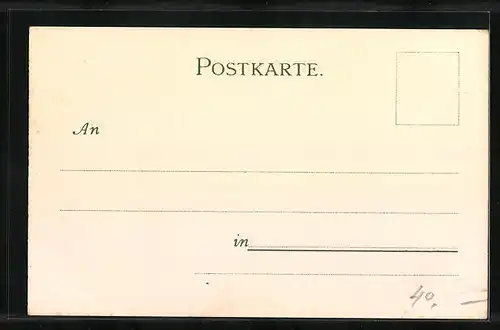 Lithographie Lindau i. B., Hafeneinfahrt mit Dampfer in leuchtendem Licht