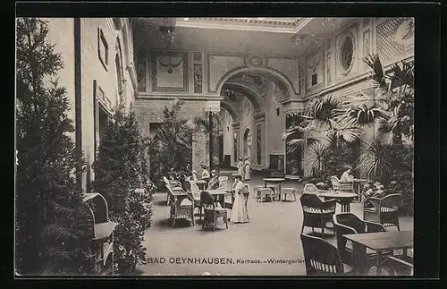AK Bad Oeynhausen, Kurhaus mit Wintergarten
