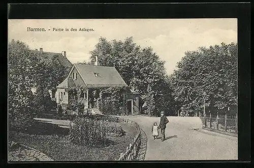 AK Barmen, Partie in den Anlagen