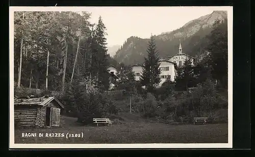 AK Bad Ratzes, Blick zum Gasthaus