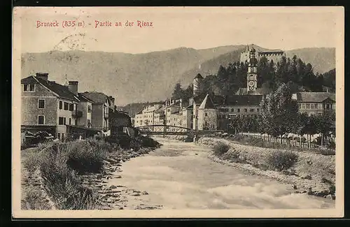 AK Bruneck, Partie an der Rienz