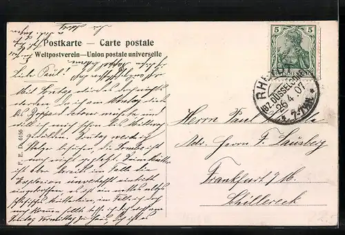 AK Rheydt, Blick in die Augustastrasse