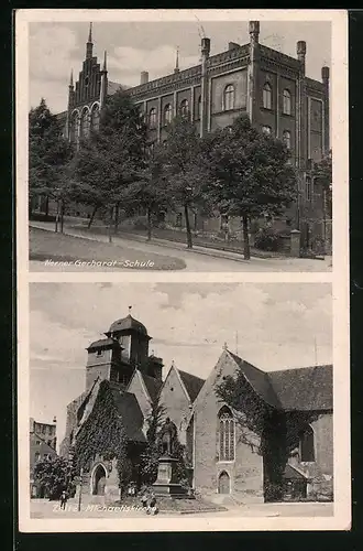 AK Zeitz, Michaeliskirche, Werner Gerhardt-Schule