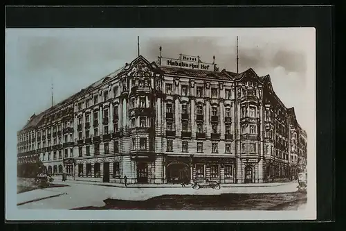 AK Berlin-Kreuzberg, Hotel Habsburger Hof, Askanischer Platz 1