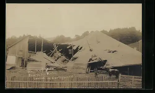 Foto-AK Manchester, CA, Ern Fitch Ranch after Earthquake 1906