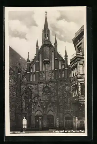 AK Berlin, Christuskirche in der Stresemannstrasse