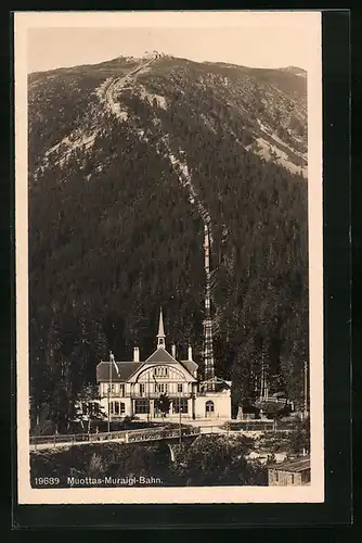 AK Ansicht der Muottas-Muraigl-Bahn