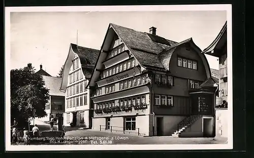 AK Hemberg /Togg., Hotel-Pension & Metzgerei zum Löwen