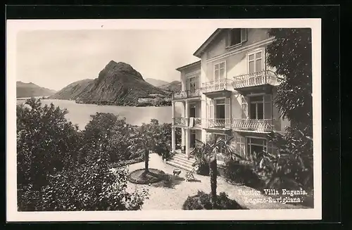 AK Lugano-Ruvigliana, Pension Villa Eugenia