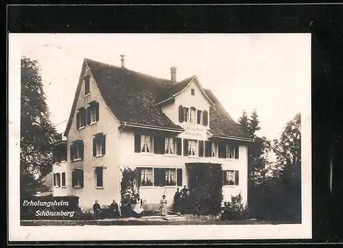 AK Schönenberg, Ansicht des Erholungsheimes