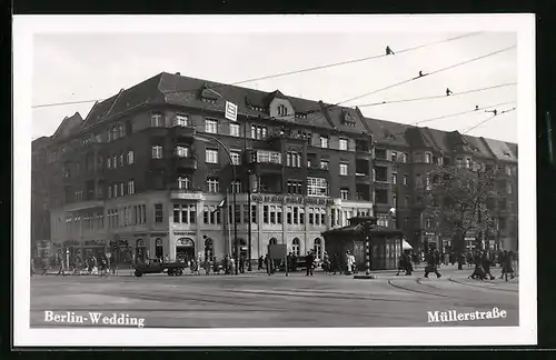 AK Berlin-Wedding, Ansicht der Müllerstrasse