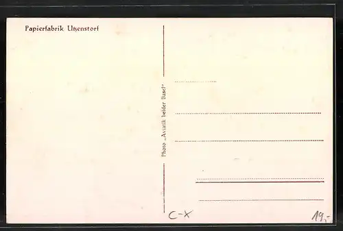 AK Utzenstorf, Papierfabrik mit Lager und Nebengebäuden aus der Vogelschau