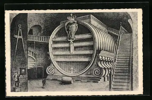 AK Heidelberg, das grosse Fass