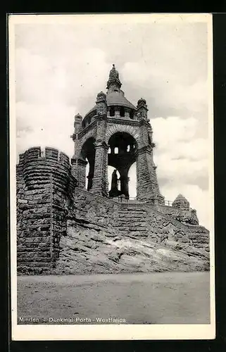 AK Minden i. W., Kaiserdenkmal