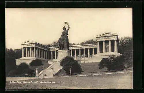 AK München, Bavaria und Ruhmeshalle
