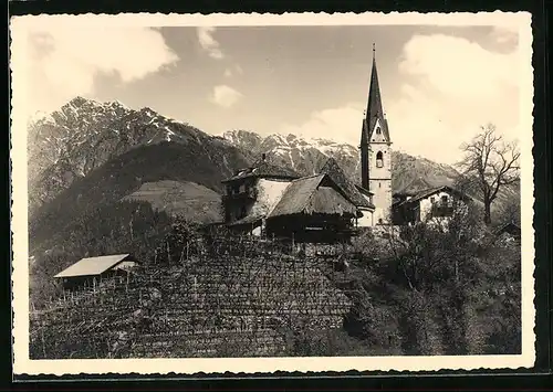 AK S. Giorgio, Ortsansicht mit Kirche