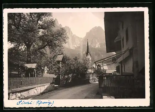 AK Siusi, Ortspartie mit Kirche
