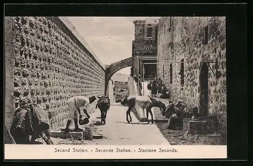 AK Jerusalem, Zweite Station in der Via Dolorosa