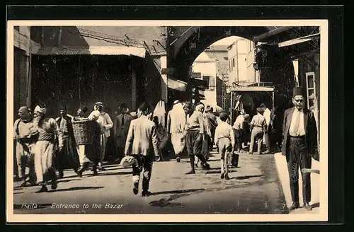 AK Haifa, Entrance to the Bazar
