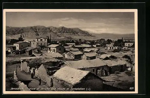 AK Jerusalem, View of Jericho and Mount of Temptation