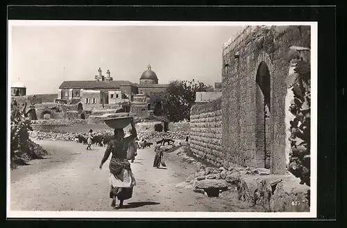 AK Jerusalem, Ortspartie in Kanaan