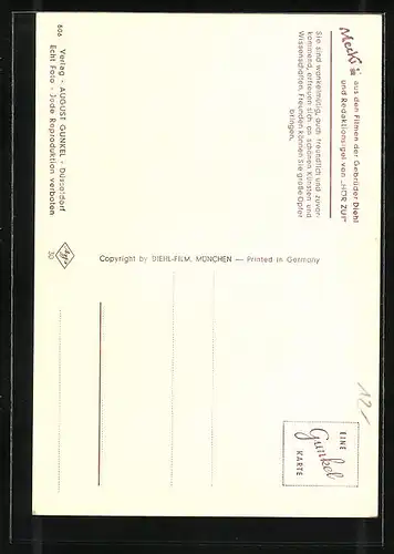 AK Sternzeichen Zwilling, Mecki bastelt zwei Figuren aus Ton