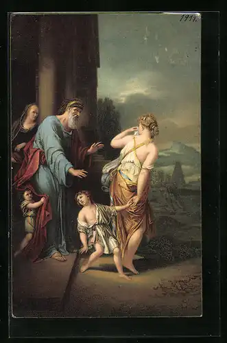 Künstler-AK Stengel & Co. Nr. 29656: The Expulsion of Hagar