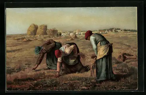 Künstler-AK Stengel & Co. Nr. 29900: Die Ährenleserinnen