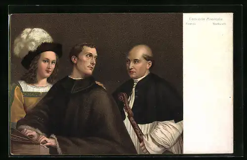 Künstler-AK Stengel & Co. Nr. 29829: Concerto Musicale