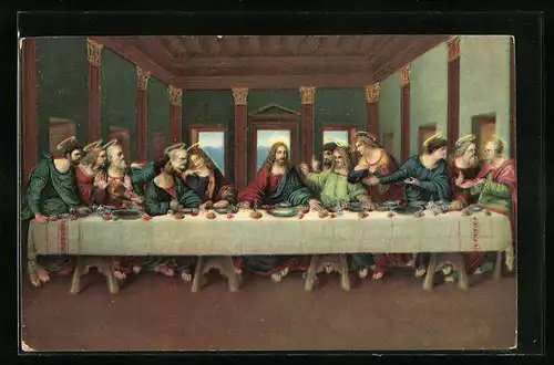 Künstler-AK Stengel & Co. Nr. 29865: Das Abendmahl