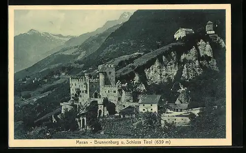 AK Meran, Brunnenburg und Schloss Tirol